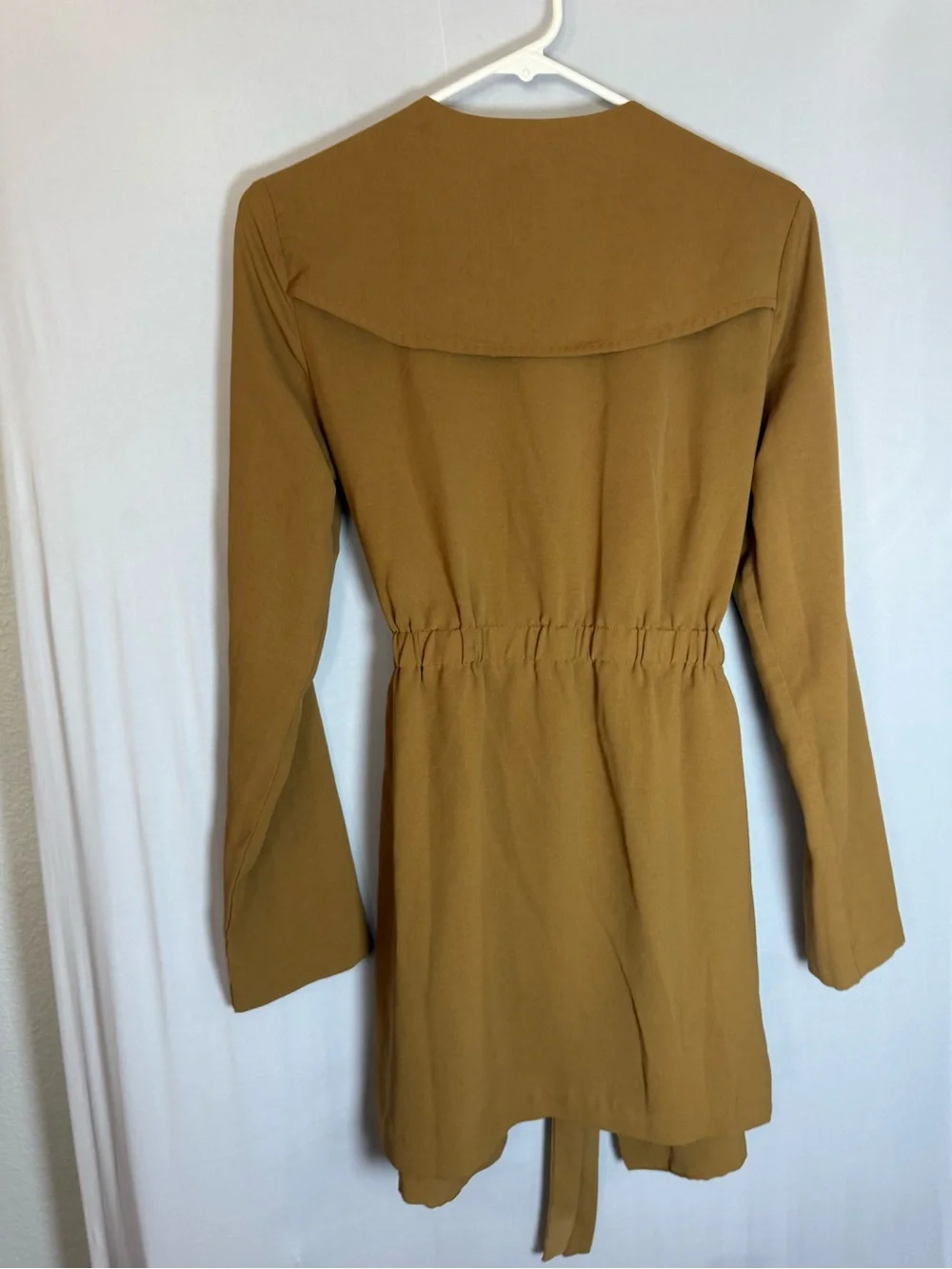 Have Mustard Lightweight Tie-Front Cardigan
